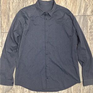 Men’s lululemon long sleeve button up dress shirt